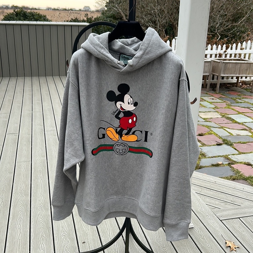 ๐ฆ Gucci x Disney Mickey Mouse Embossed Logo Hoodie - Picture 1 of 14
